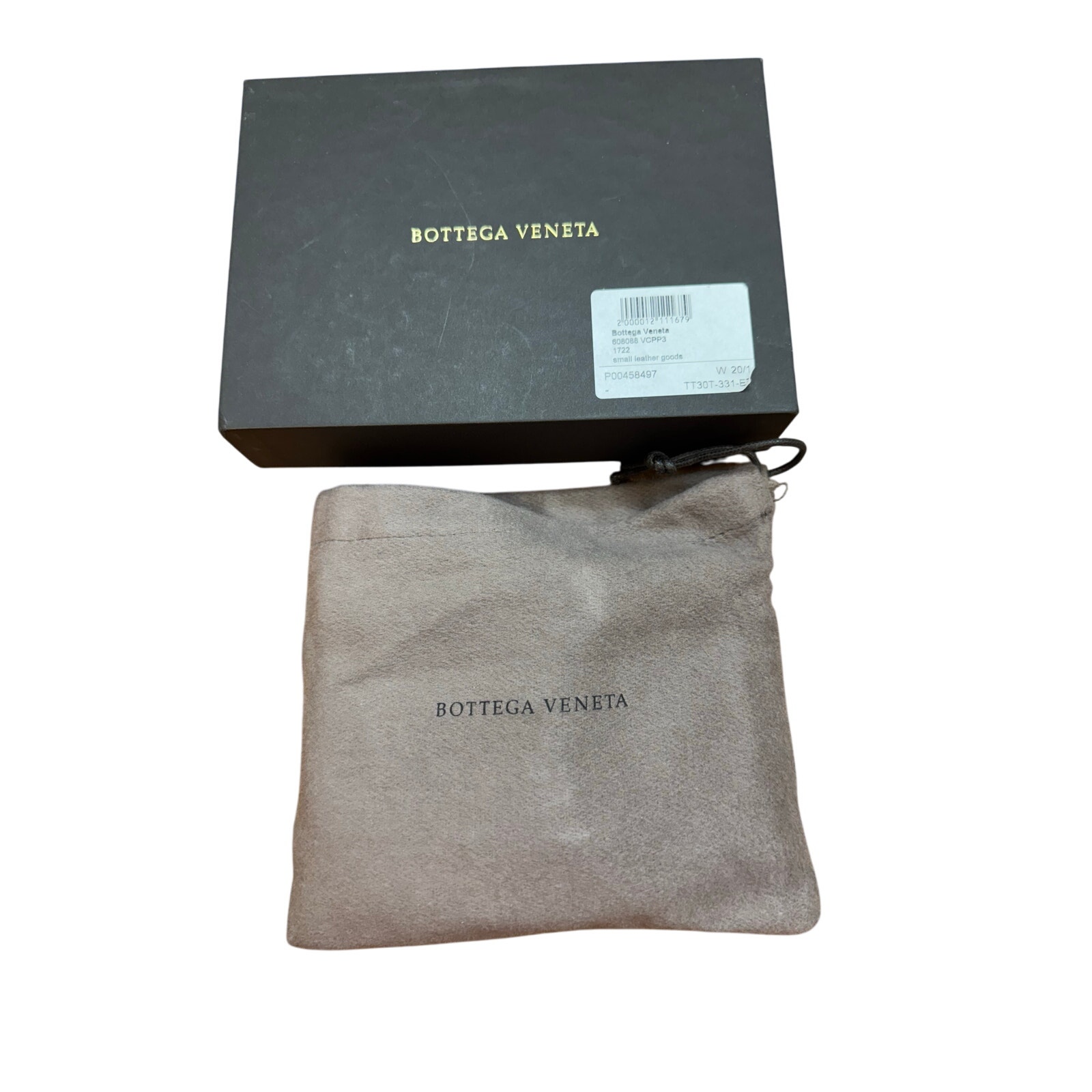 Bottega Veneta Laccio Logo Leather Lanyard in Red w/Box, Dustbag, COA