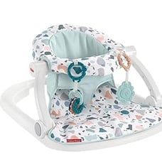 Portable Baby Chair Sit-Me-Up Floor Seat With Developmental Toys