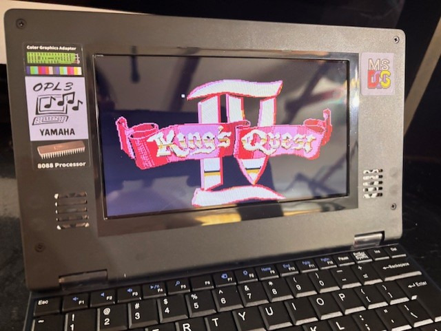 Book8088 @4.77MHZ/8MHZ CPU Laptop Computer DOS