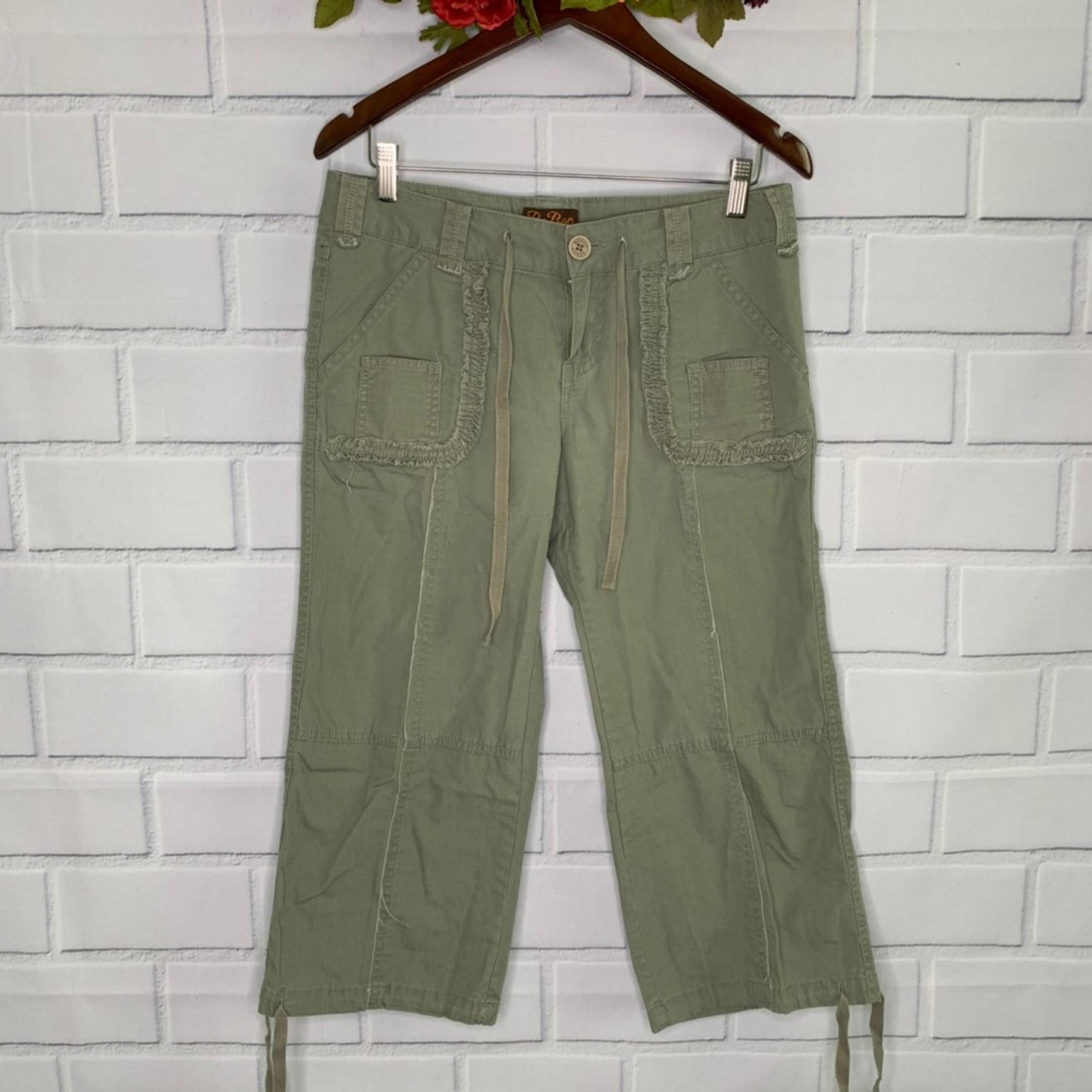 BeBop pants cropped olive green 7
