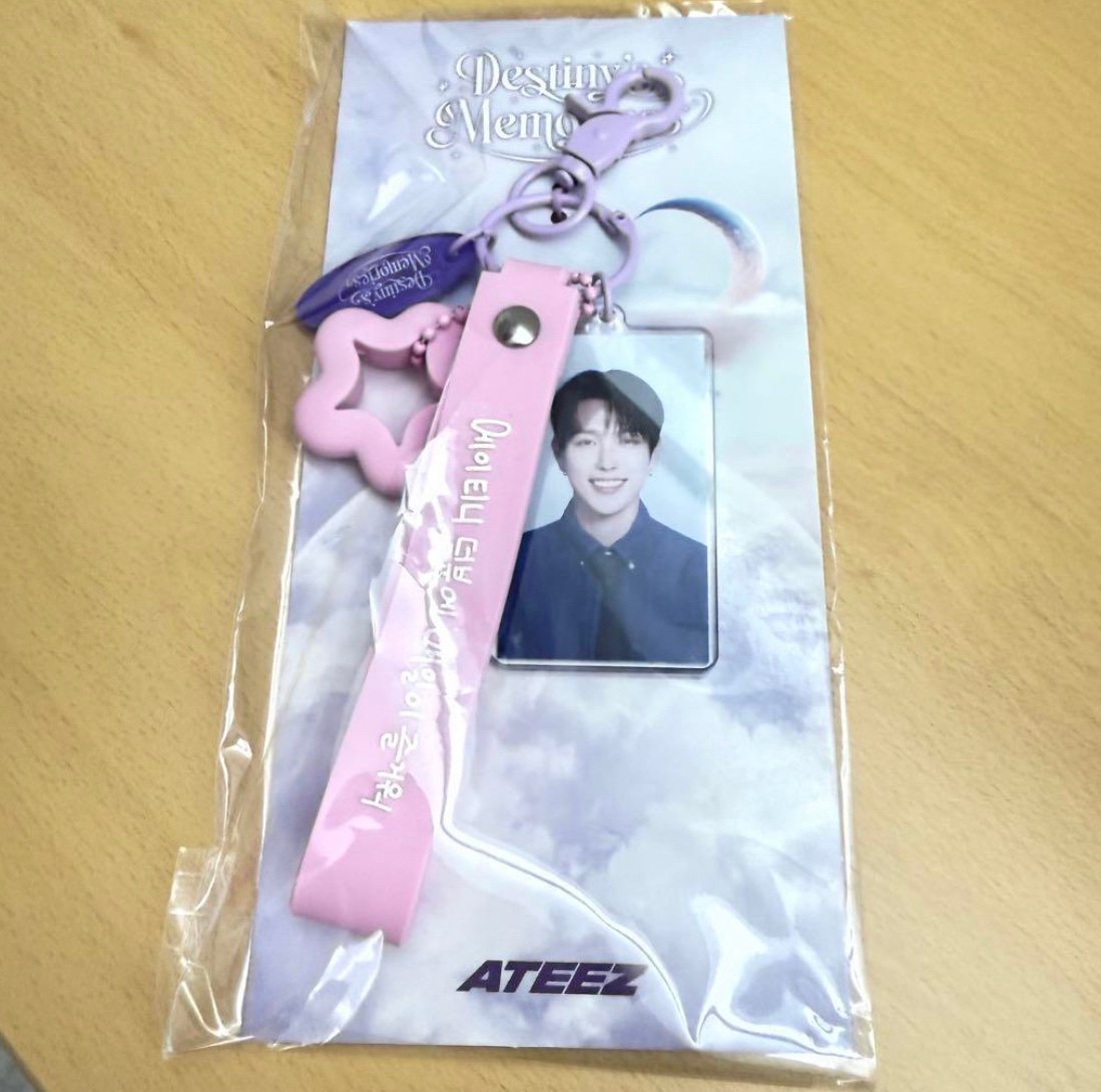 ATEEZ golden hour part 2 destiny's memories hongjoong keyring