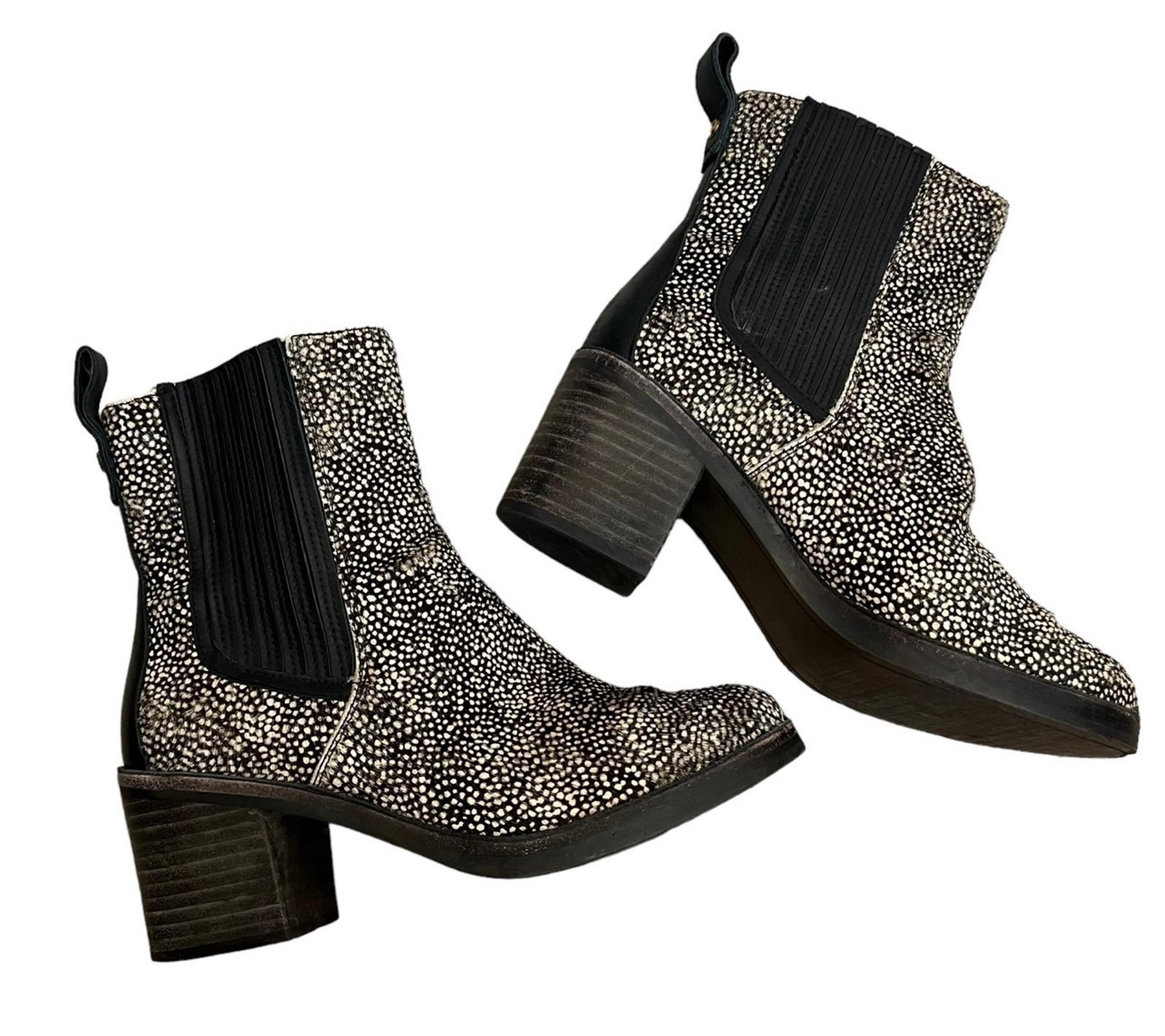 Ugg Camden Exotic Fur Chelsea Booties Size 7