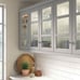 (2)x IKEA LERHYTTAN 15x30” glass door gray 304.616.22