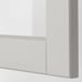 (2)x IKEA LERHYTTAN 15x30” glass door gray 304.616.22