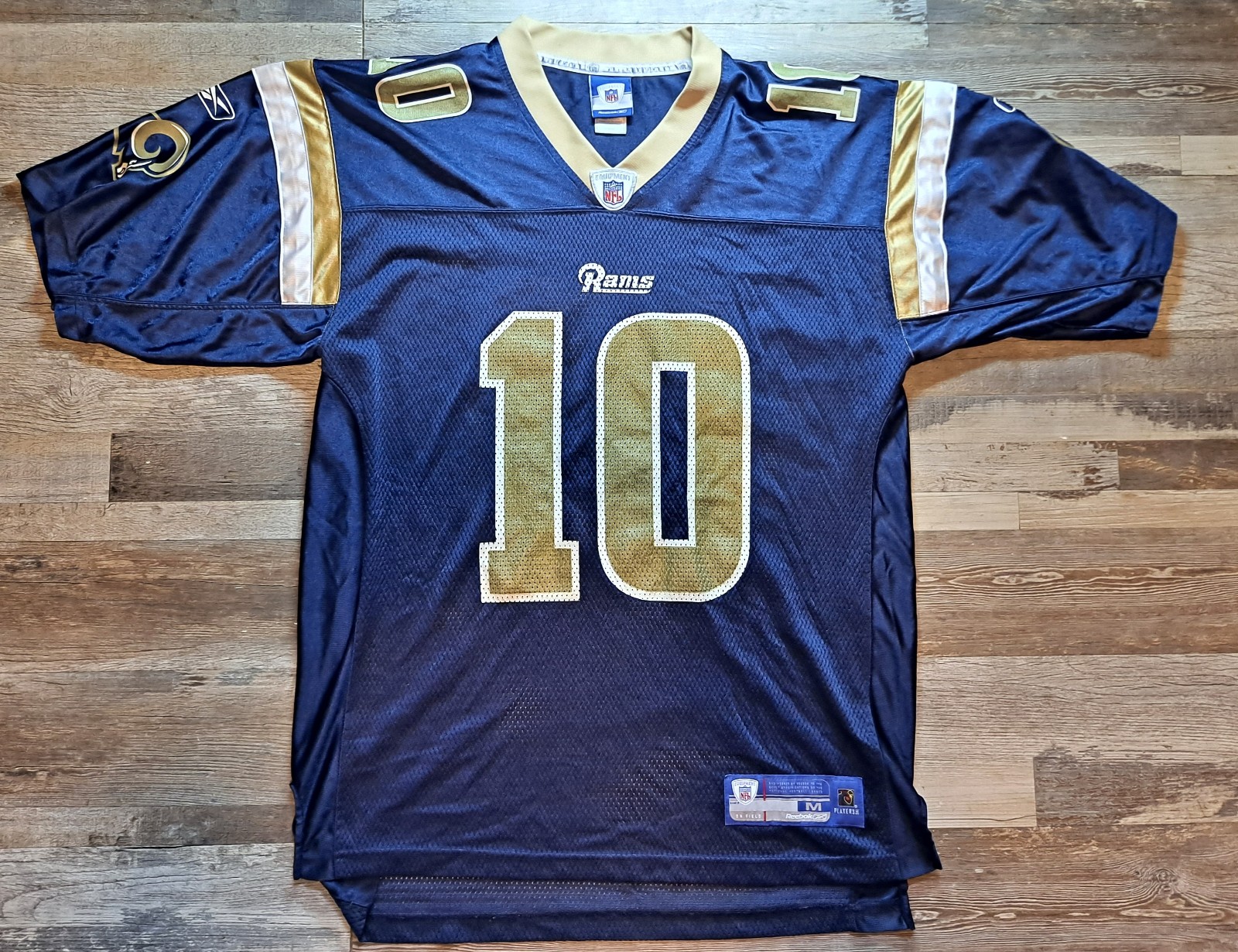 Vintage Reebok NFL St. Louis Rams Marc Bulger #10 Football Jersey sz Medium