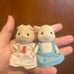 Calico Critters pig and sheep / goat