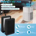 LV-H128 Replacement Filter Compatible with LEVOIT 4 Pack