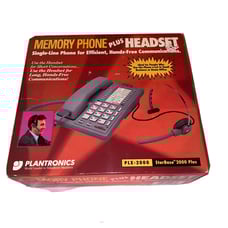 Plantronics Starbase 2000 Plus Single Line Phone with Headset for Order Takers