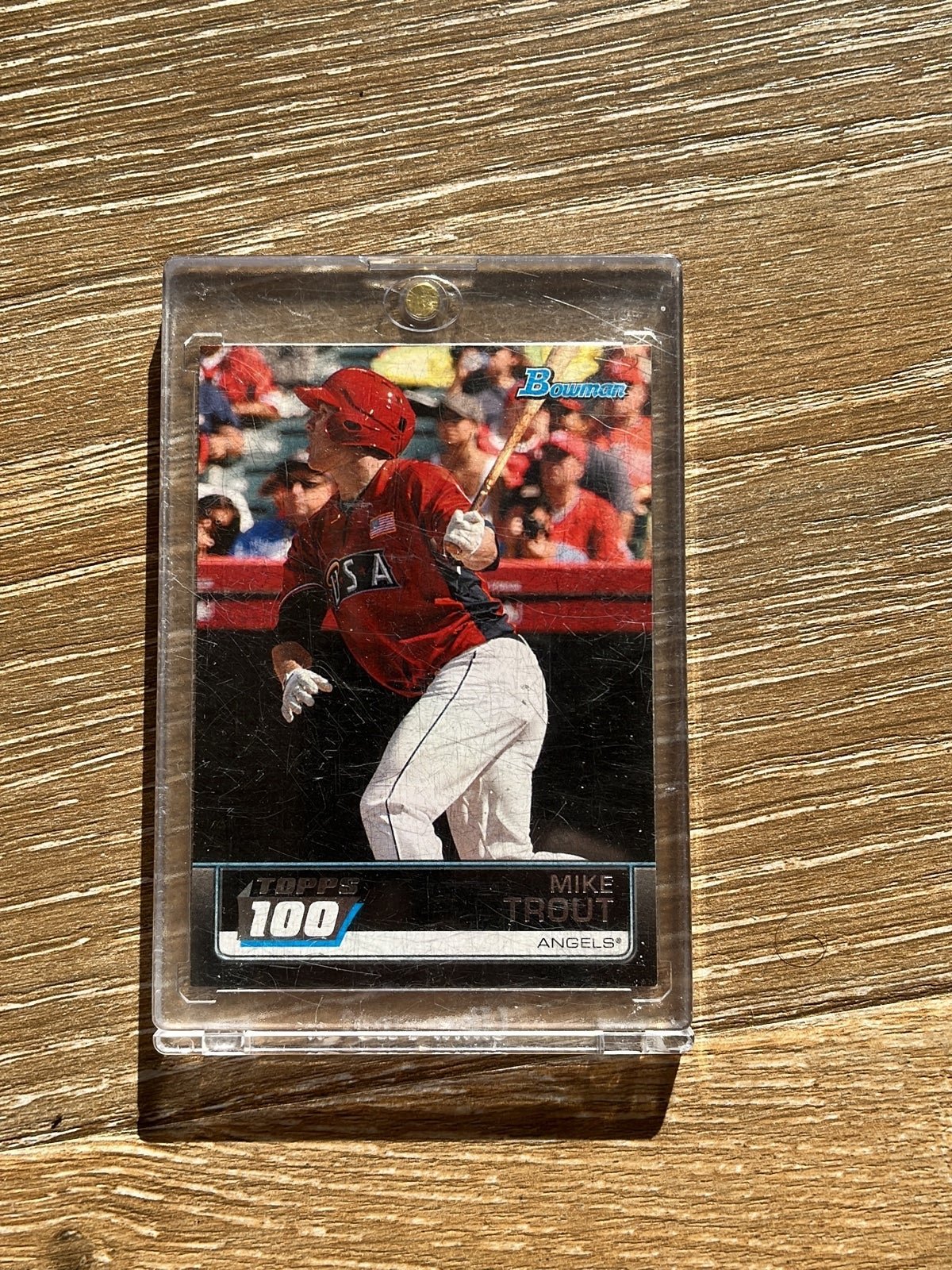 mike trout rookie card