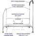 Step2Bed Bed Rails with Adjustable Height Bed Step Stool for Fall Prevention