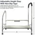 Step2Bed Bed Rails with Adjustable Height Bed Step Stool for Fall Prevention