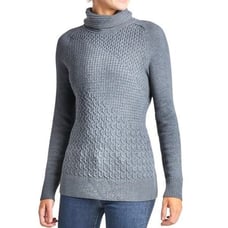 Smartwool Women's Dacono Cable Knit Merino Wool Blend Ski Apres Sweater Small