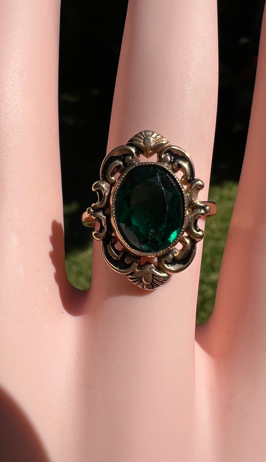 Antique 110K Gold Filled Ring