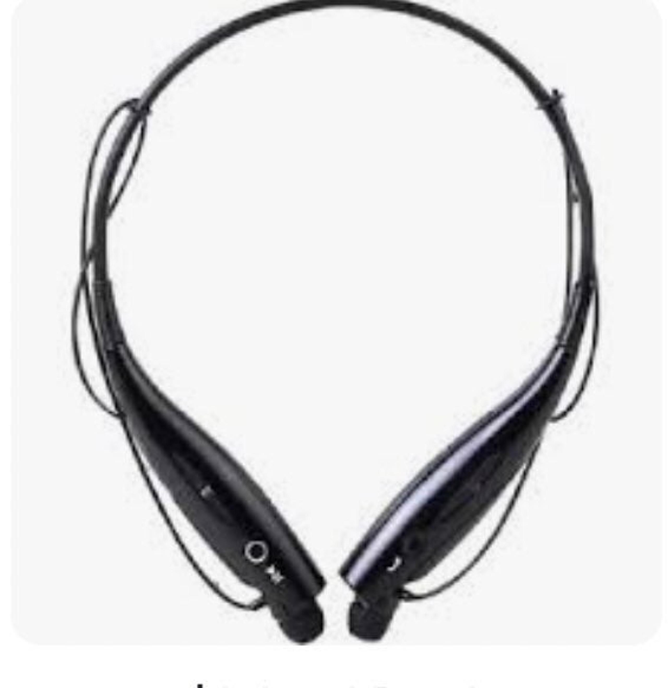 LG stereo headset black color