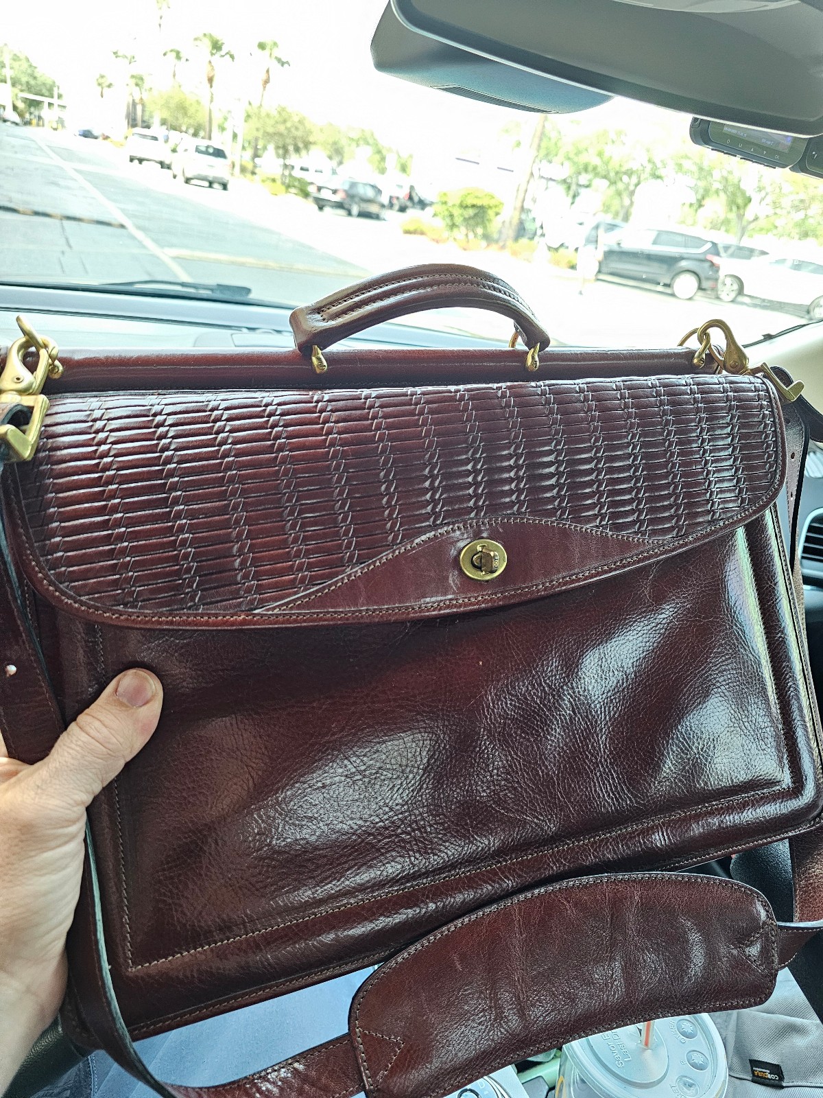 Vintage Jack Georges Leather Laptop Messenger Bag | Unisex
