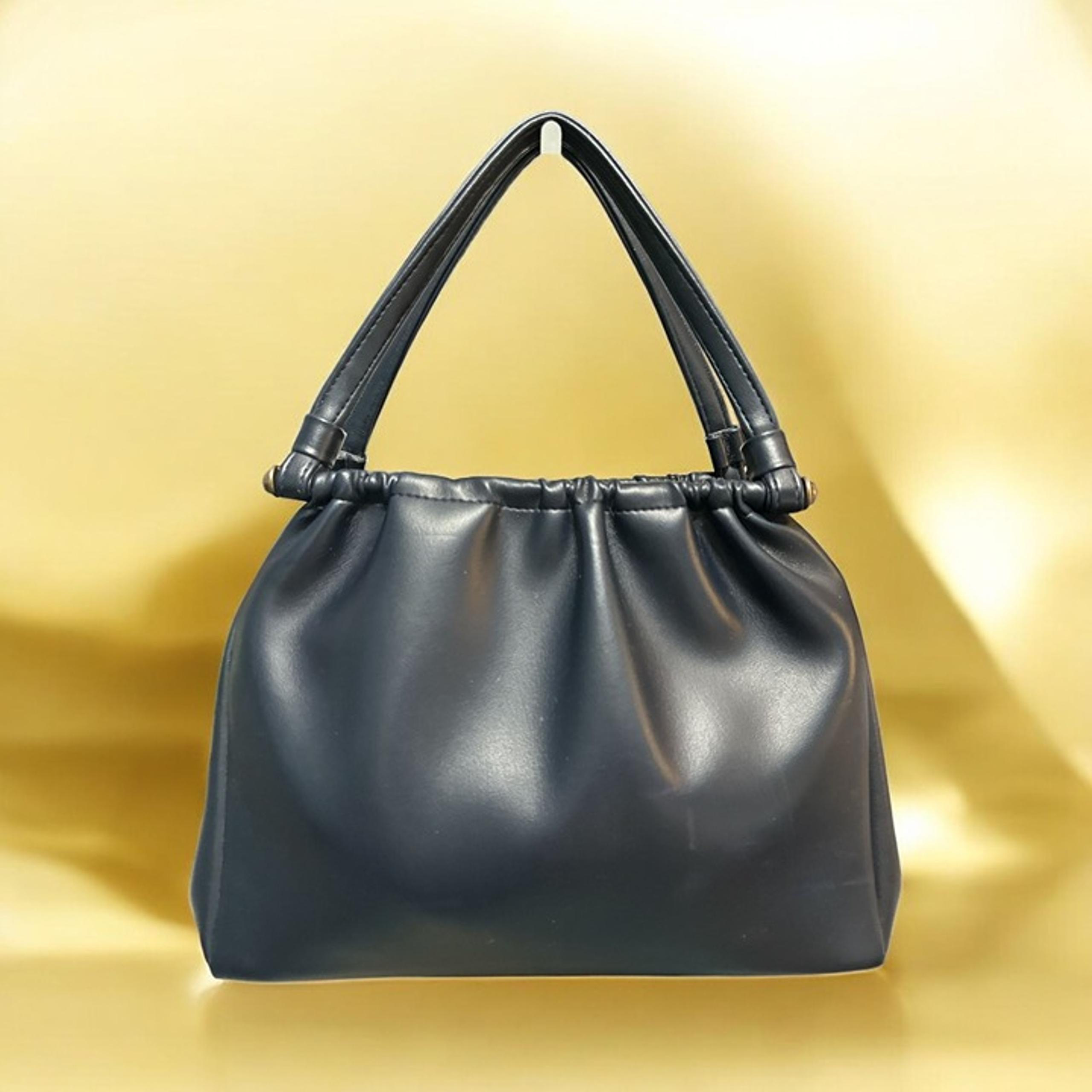 VTG JR USA Handbag Navy Marshmallow Kelly Bag Julius Resnick of Florida 60s NYC