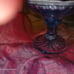 Bavarian Tirschenreuth Germany Cup/Saucer On Blekristall Germany Crystal