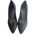 Stuart Weitzman Black Curvia Textured Pointed Toe Heeled Pumps Size 7.5M
