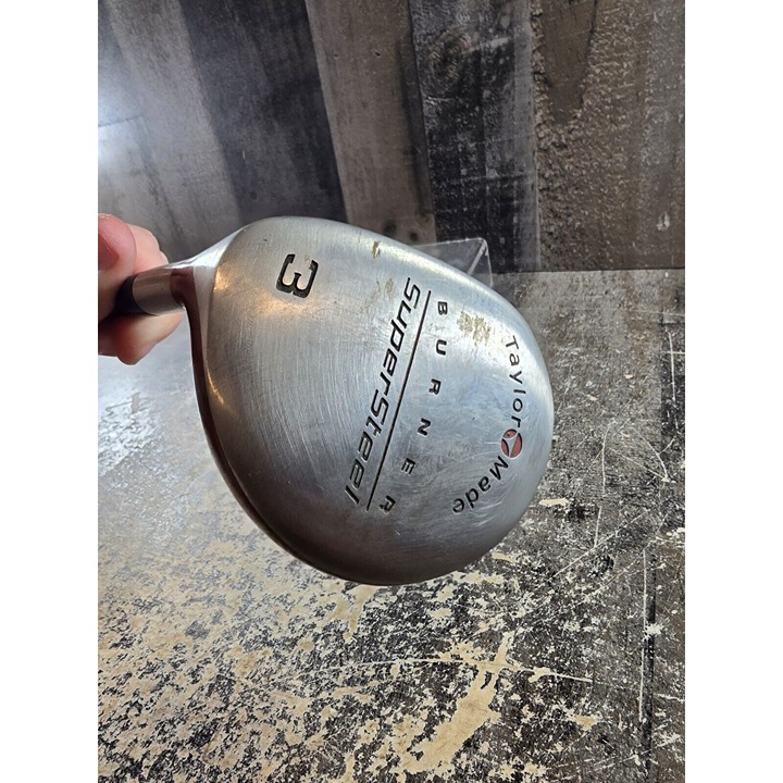 TaylorMade Burner Supersteel 3 Wood Graphite Stiff S-90 Bubble Shaft LH