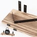 Floating Shelves, Set of 8, Rustic Wall Shelves, Wood Floating Shelf