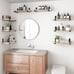 Floating Shelves, Set of 8, Rustic Wall Shelves, Wood Floating Shelf