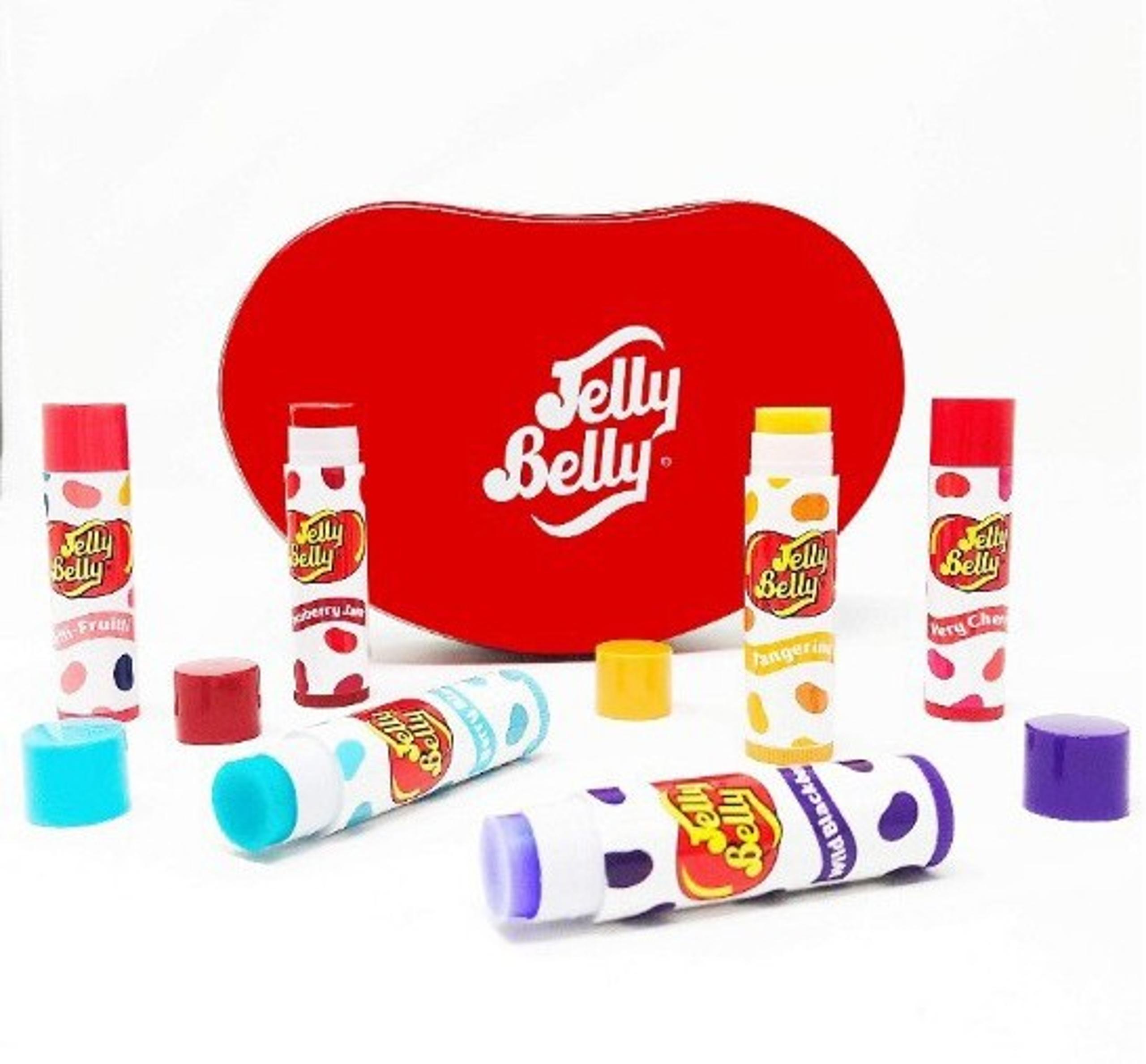 Jelly Belly Read My Lips Lip Balm Tin 6-Piece Set