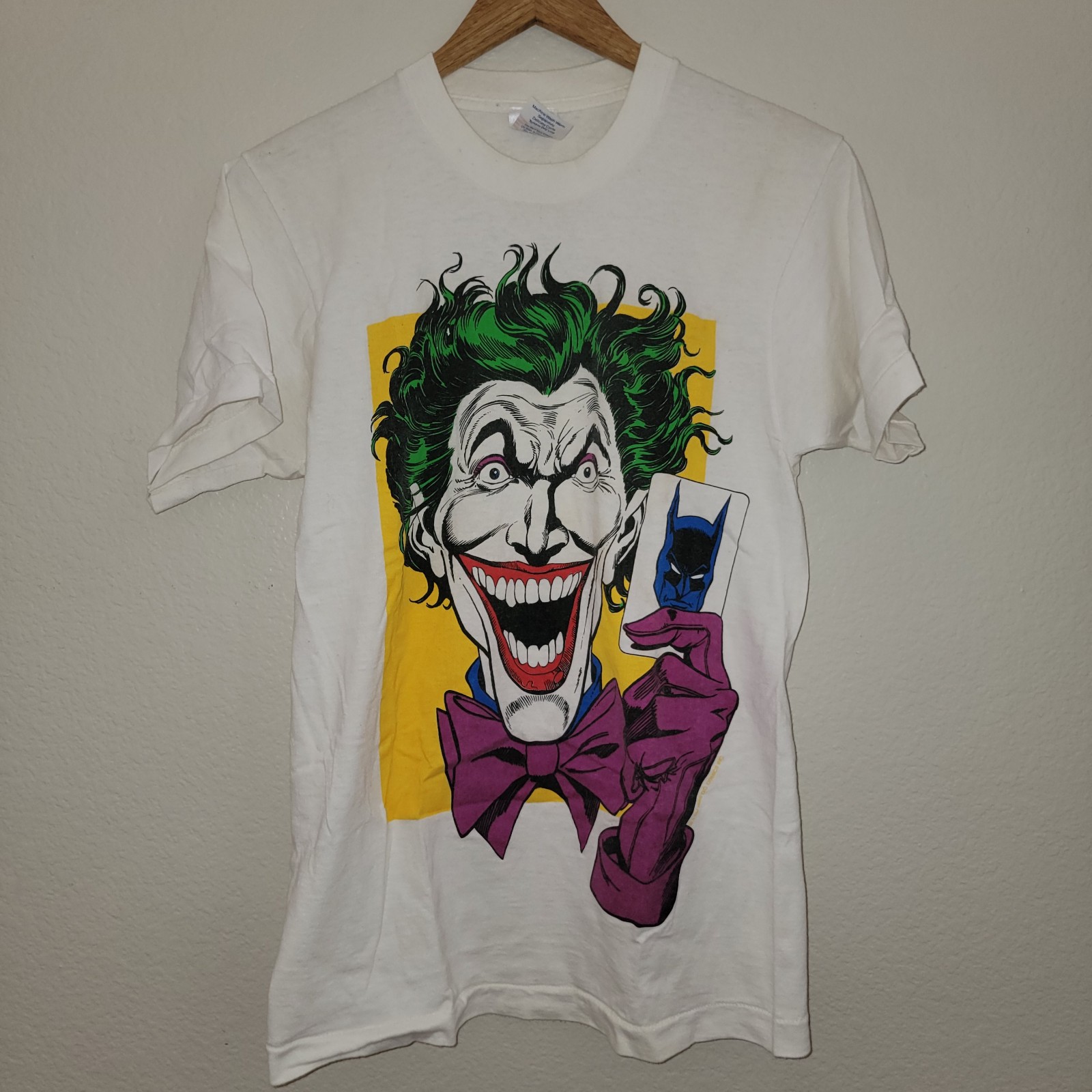 Vintage 1988 Batman Joker The Killing Joke DC Single Stitch Graphic T Shirt M