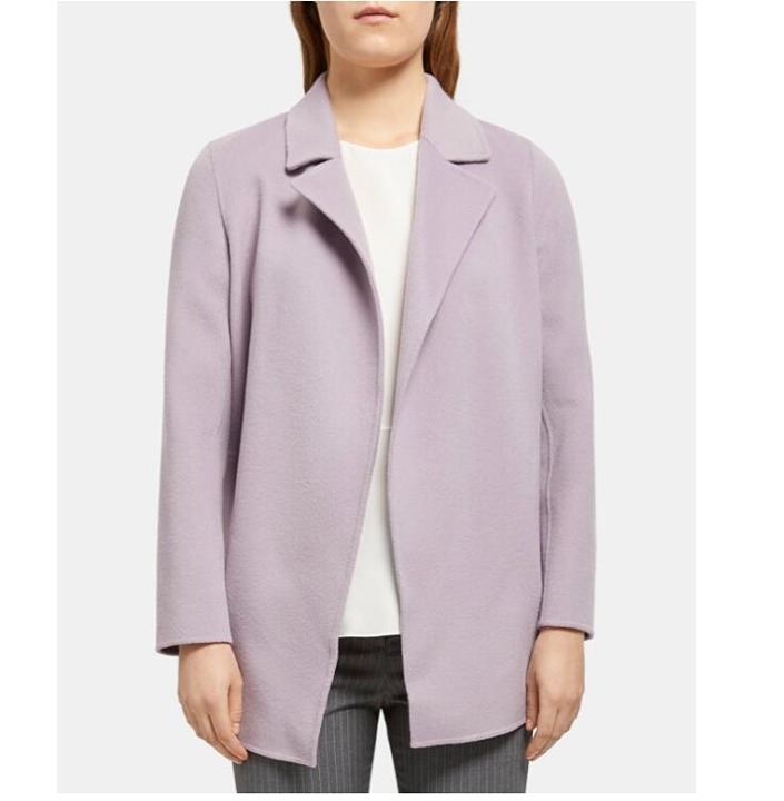 Theory Open Front in Double Face Wool store Cashmere Coat
