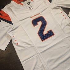 Patrick Surtain II Denver Broncos 2024 White Away Jersey #2 Size 3XL