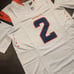 Patrick Surtain II Denver Broncos 2024 White Away Jersey #2 Size 3XL