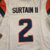 Patrick Surtain II Denver Broncos 2024 White Away Jersey #2 Size 3XL
