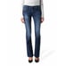 DIESEL Women's Blue Louvboot 0845S Slim Bootcut Low Waist Jeans 198 NG8