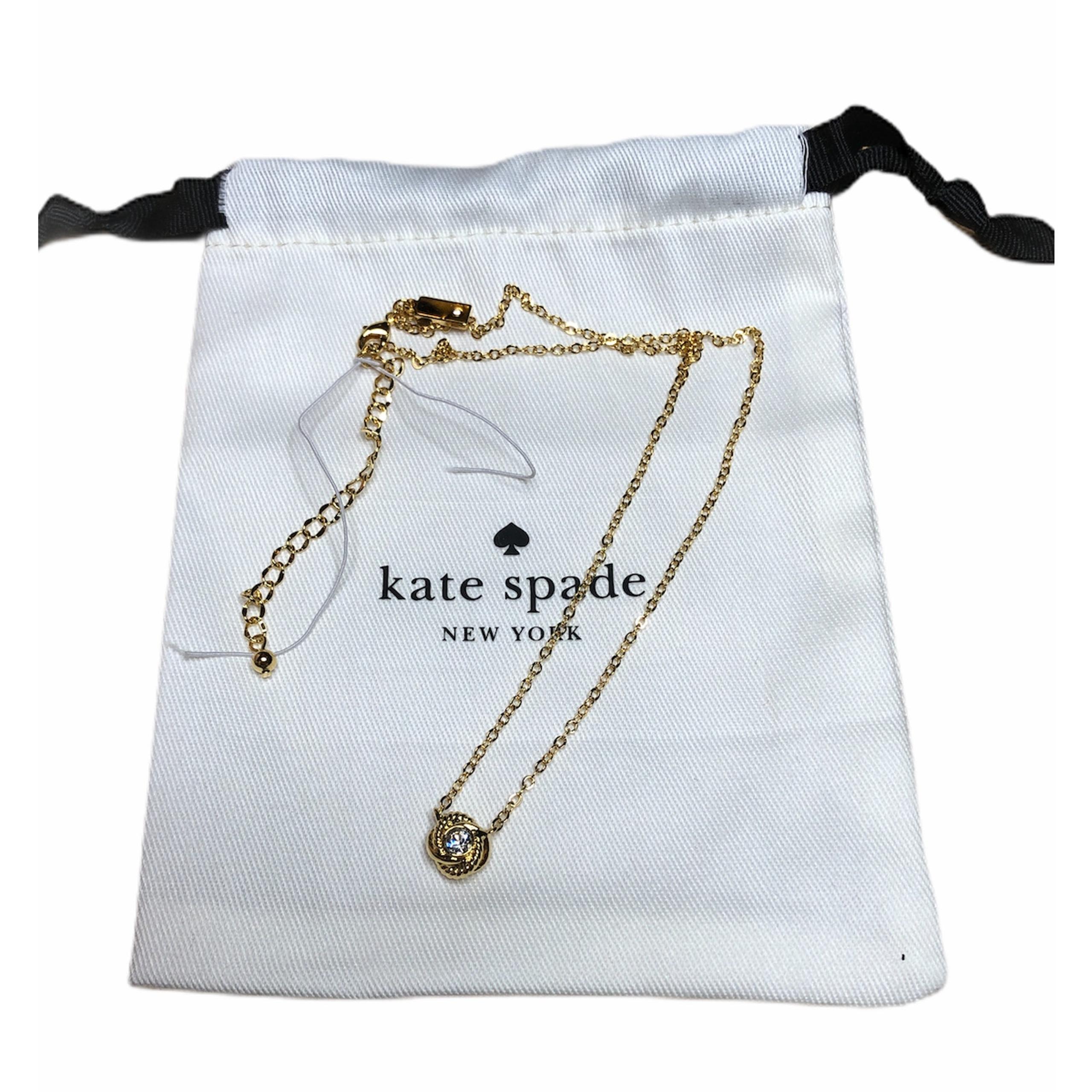 Kate Spade Women’s Infinity And Beyond Gold Tone Necklace NWOT