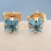 10K Gold Topaz Earrings