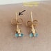 10K Gold Topaz Earrings