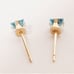 10K Gold Topaz Earrings