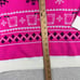 Barstool Sports Pink Whitney Sweater Unisex Adult Small Pullover Vodka Hockey