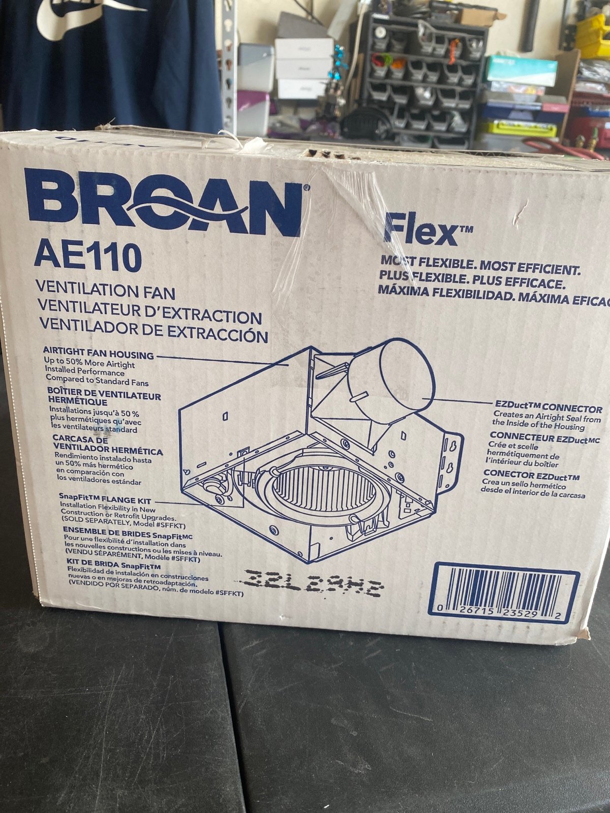 Broan Ventilation fan