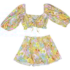 Show Me Your Mumu Jenna Top Swing Skirt Groovy Blooms Set Floral Plus Size XXL