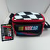 Vintage Nascar Cooler Bag With Front And Back Pocket And Checkered Flag New