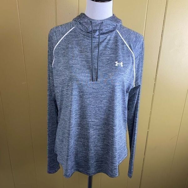 Under Armour women XL brand new loose fit Longsleeve hoodie grey