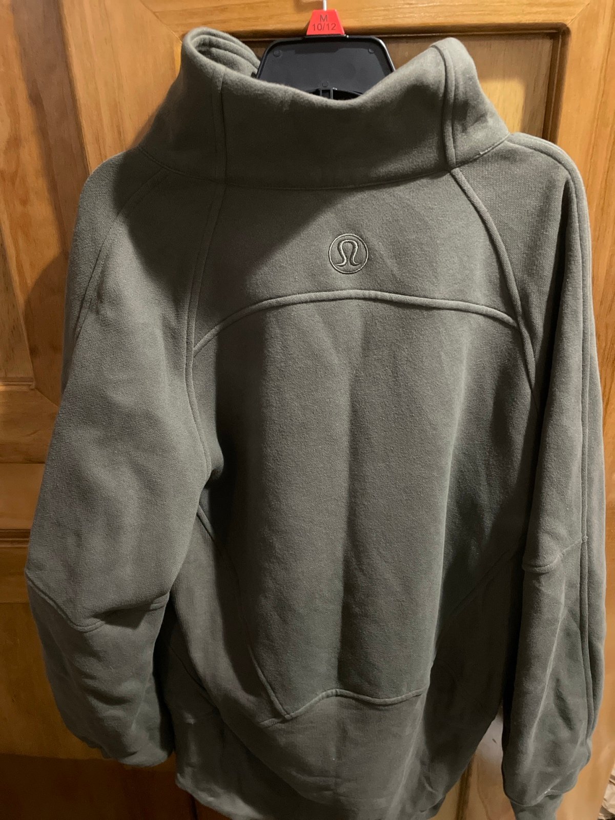 Lululemon oversized funnel neck half Zip scuba size XS/S