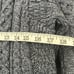 Shannon Woolen Mills 100% merino Wool Cardigan Cable Knit Sweater. M