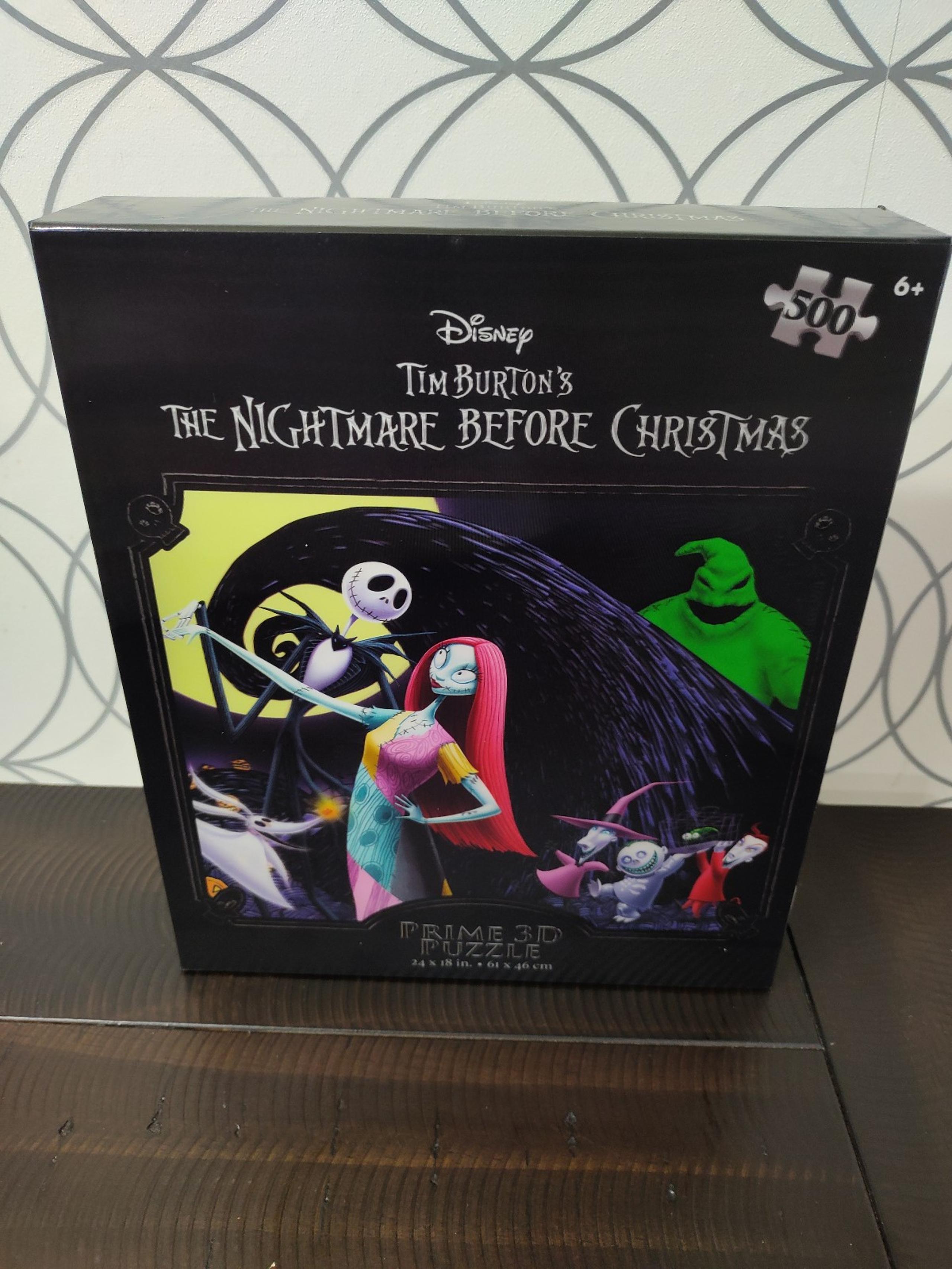 Disney Tim Burton's The Nightmare before Christmas Prime 3D 500 Piece Puzzle NEW