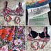 J crew 88 Cross-Back Bikini Top Liberty® Meadow Song Floral 34A NWOT