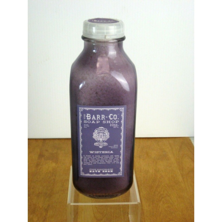 BARR & CO. WISTERIA BATH SOAK 32 OZ. BOTTLE NEW