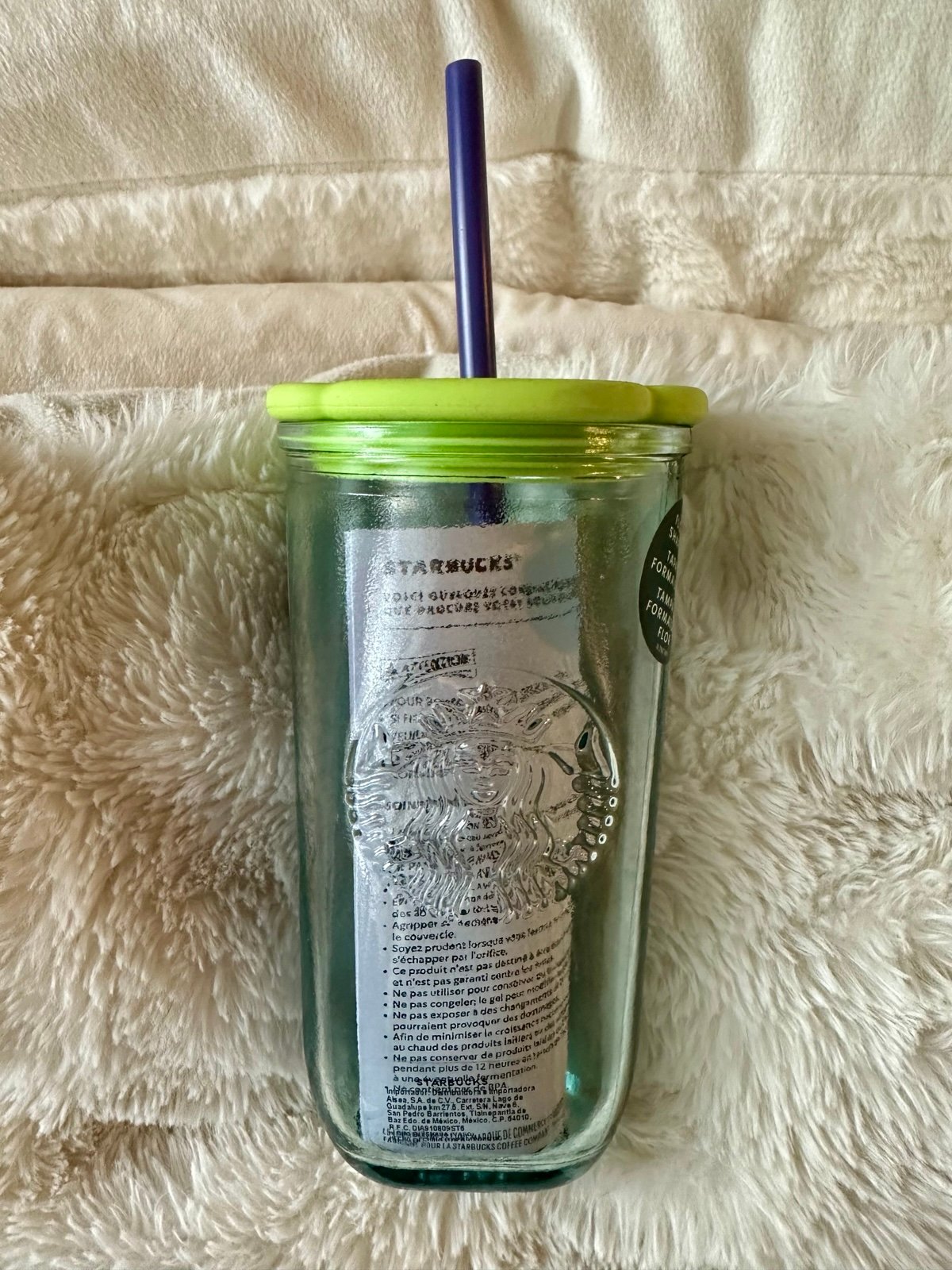 Starbucks Recycled glass cup - MX EXCLUSIVE - NWT