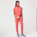 Figs Hot Coral Zamora Joggers - Large Petite