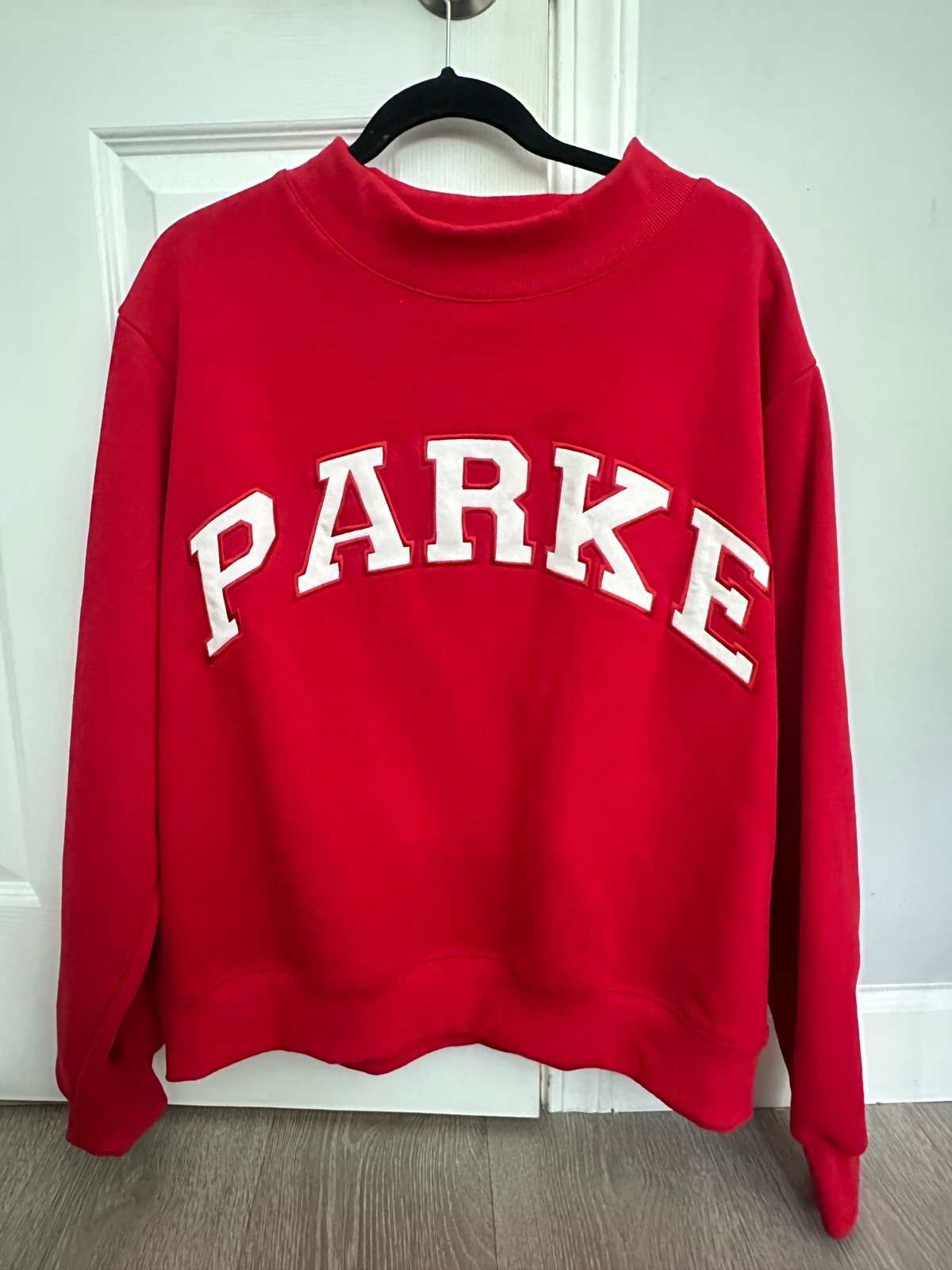 NEW PARKE Valentine's Day Varsity Mockneck L/XL