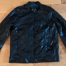 Perry Ellis Portfolio Leather Jacket Men’s Size M